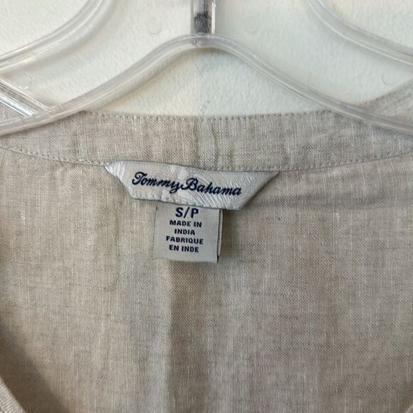 Tommy Bahama Linen Embroidered Tunic S - Picture 6 of 7